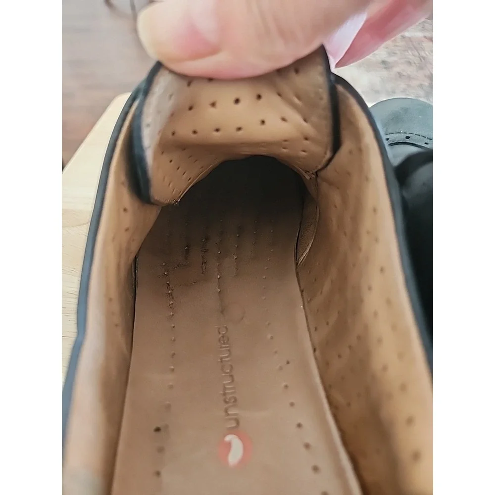 Women CLARKS Unstructured Un Hinton Nubuck Velvety Soft Walking Eurolook  8.5 M‎